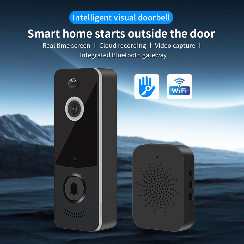 Smart Home Cctv - 1080P WIFI Video Doorbell TTLOCK App