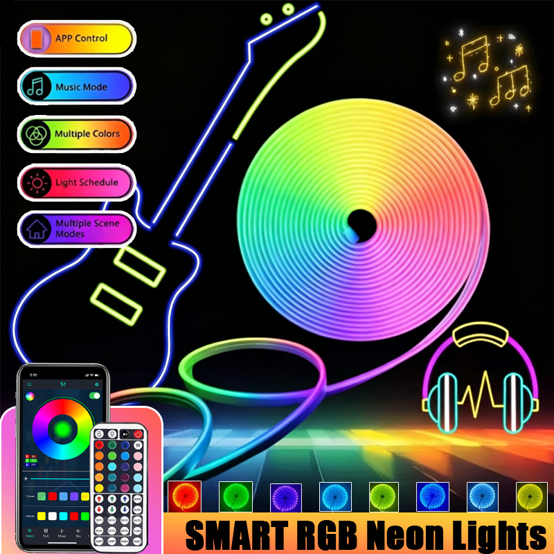 Smart Power Strip - Flexible Smart Neon RGB Strip Lights