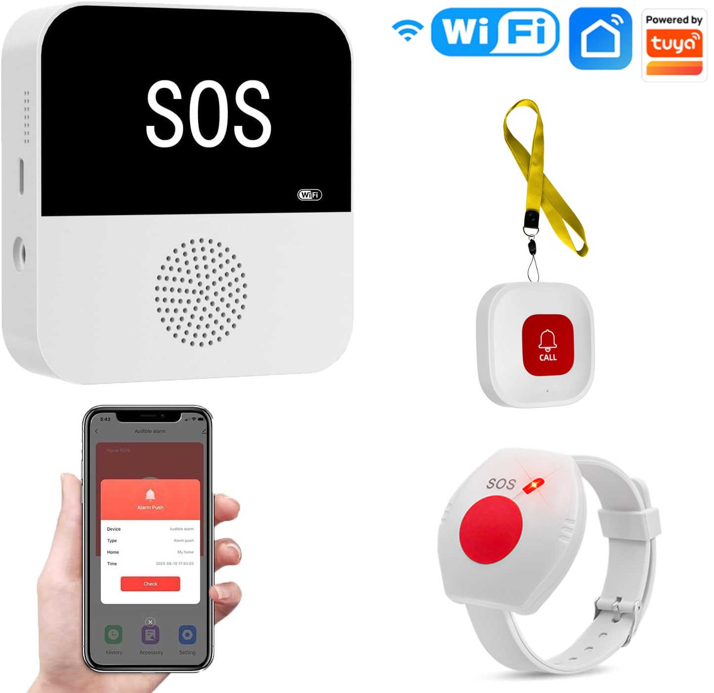 Wifi Smart Plug - Không Dây WiFi Người Già Caregiver