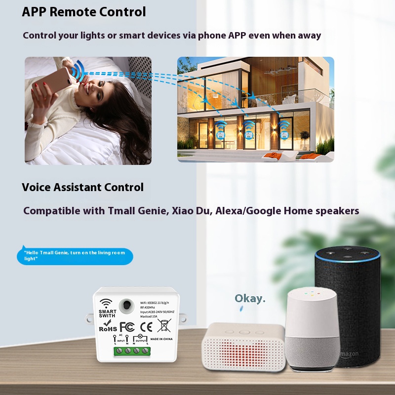 The Tuya Smart Switch-Off Devi - đánh giá và giá Smart Light Switch