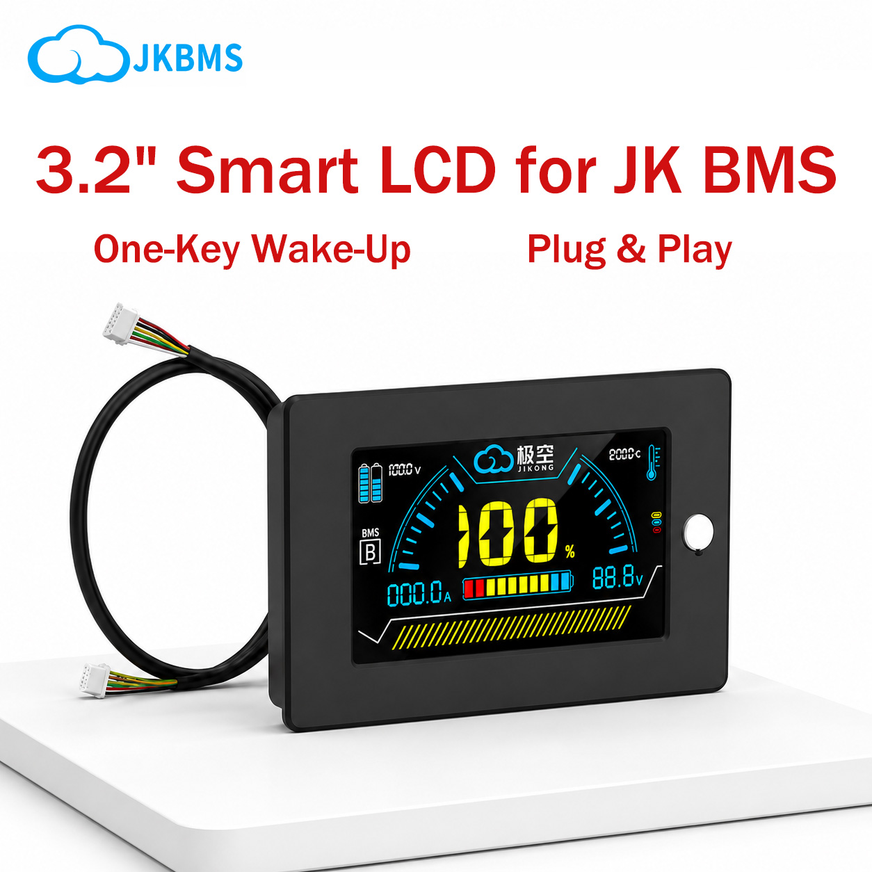 JIKONG JK BMS LCD Display Scre - đánh giá và giá Smart Energy Monitor