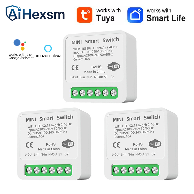 16A Tuya WiFi Smart Switch 2-w - đánh giá và giá Smart Energy Monitor