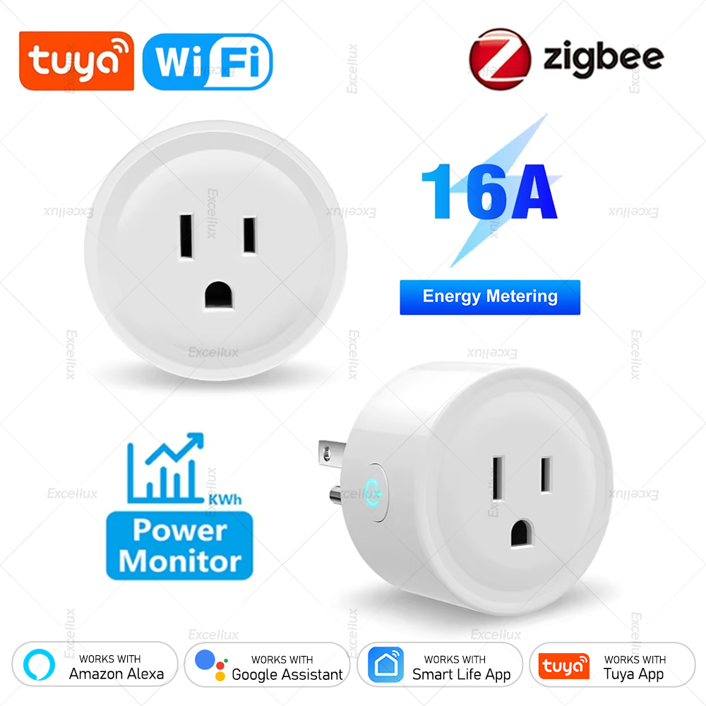 Tuya 16A Smart Plug Zigbee WiF - đánh giá và giá Wifi Smart Plug