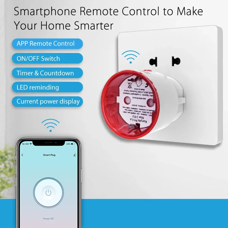 Tuya WiFi Smart Plug Socket EU - đánh giá và giá Wifi Smart Plug
