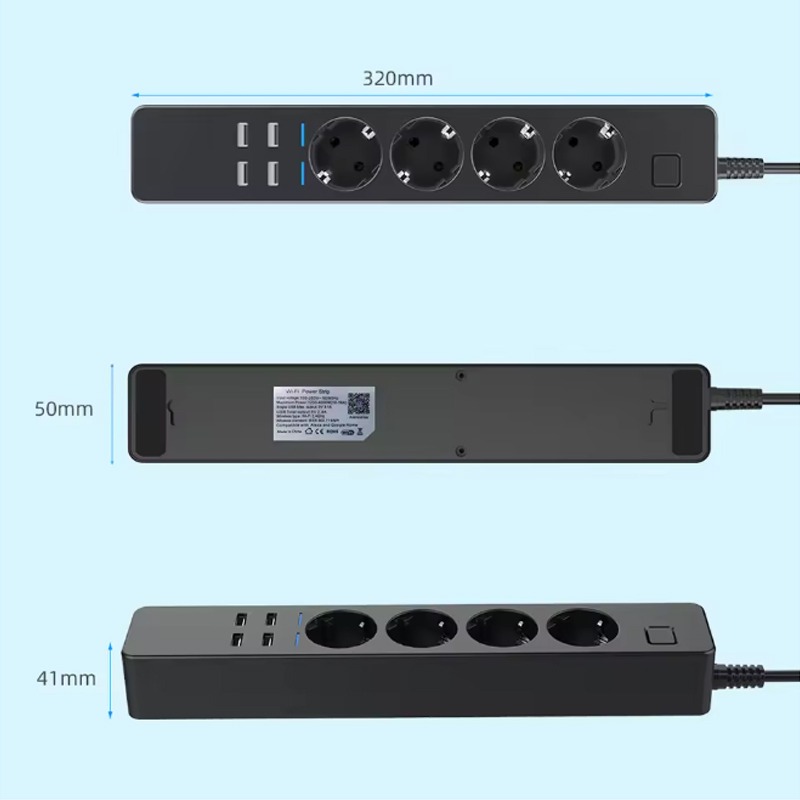 WIFI Smart Power Strip 4 AC Ou - đánh giá và giá Smart Power Strip
