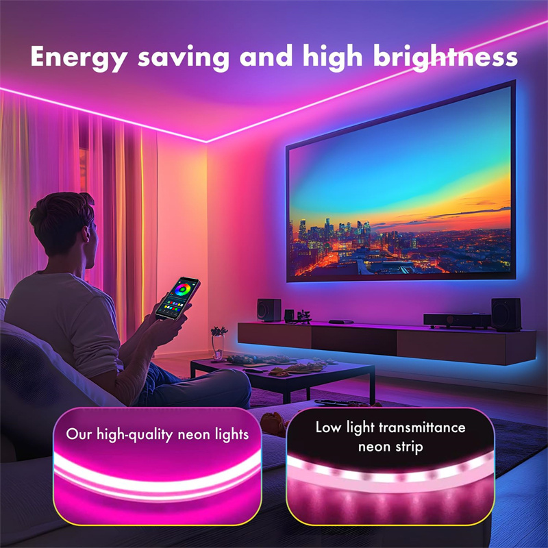 Flexible Smart Neon RGB Strip  - đánh giá và giá Smart Power Strip