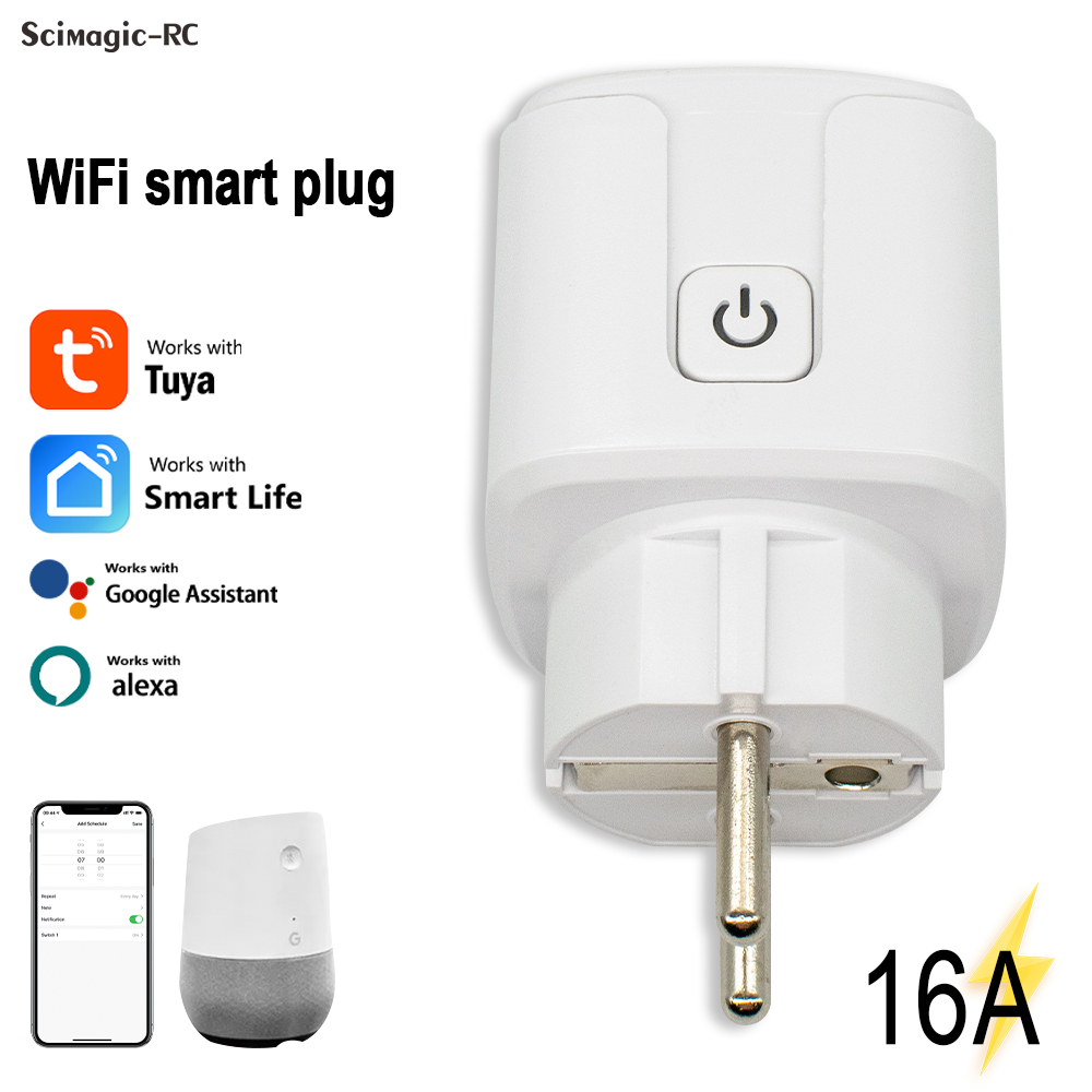 Tuya Smart Plug WiFi Socket 16 - đánh giá và giá Wifi Smart Plug