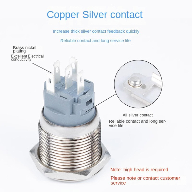 12/16/19/22mm Metal Push Butto - đánh giá và giá Smart Light Switch