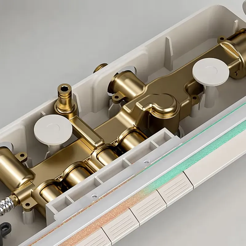 Brass Digital Waterfall Shower - đánh giá và giá Smart Home