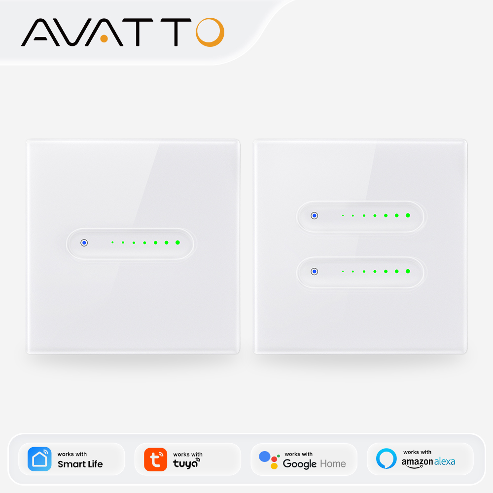AVATTO WiFi 1/2 Gang Smart Dim - đánh giá và giá Smart Light Switch
