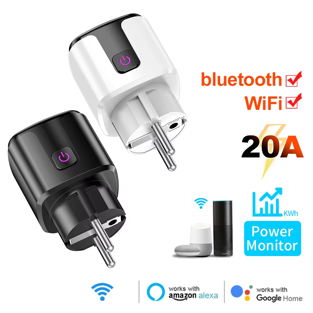 Smart 20A EU Plug WiFi+Bluetoo - đánh giá và giá Wifi Smart Plug