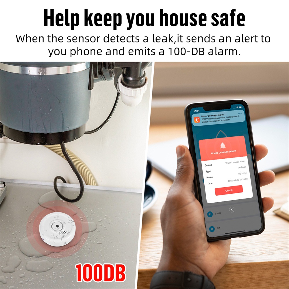 Fuers Water Leakage Detector S - đánh giá và giá Smart Home Water Level Sensor