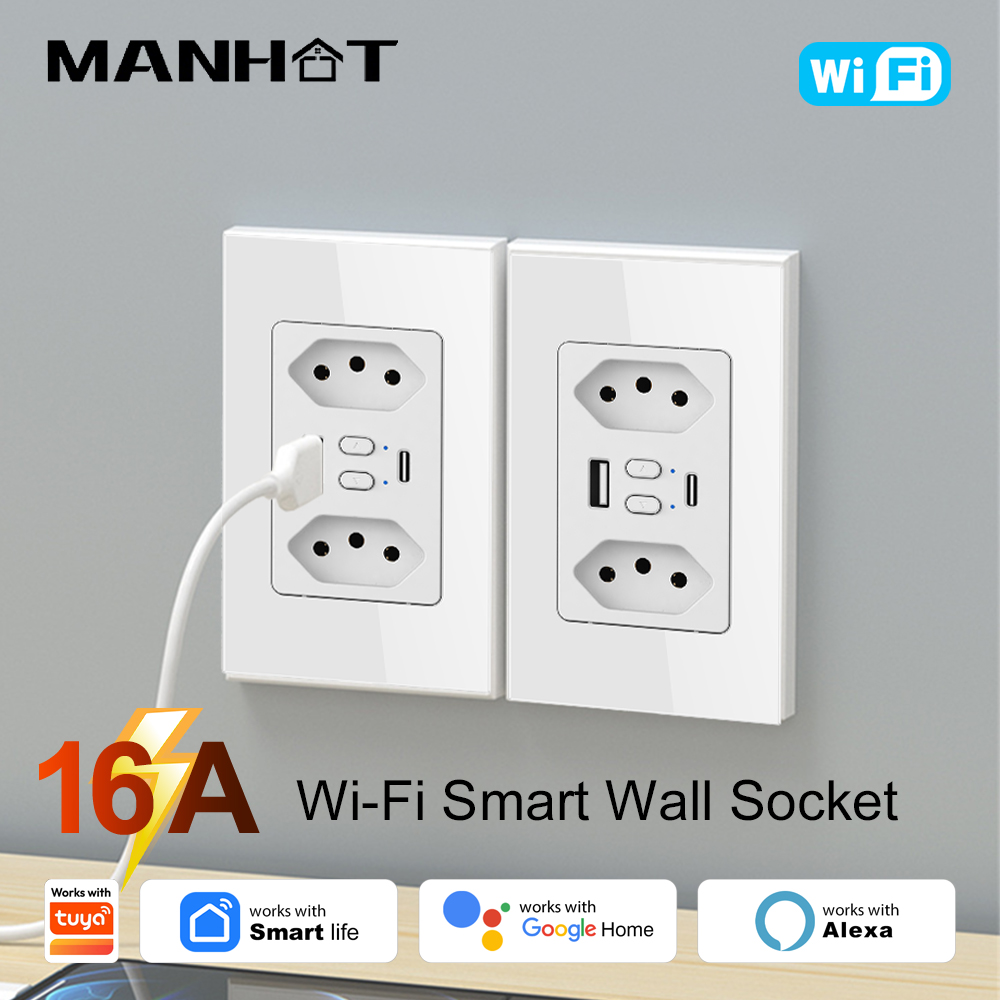 MANHOT Wifi Smart Brazil Socke - đánh giá và giá Wifi Smart Plug