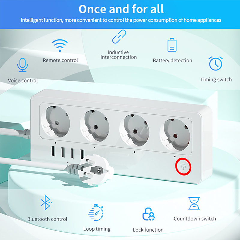 WiFi ZigBee Smart Power Strip  - đánh giá và giá Smart Power Strip