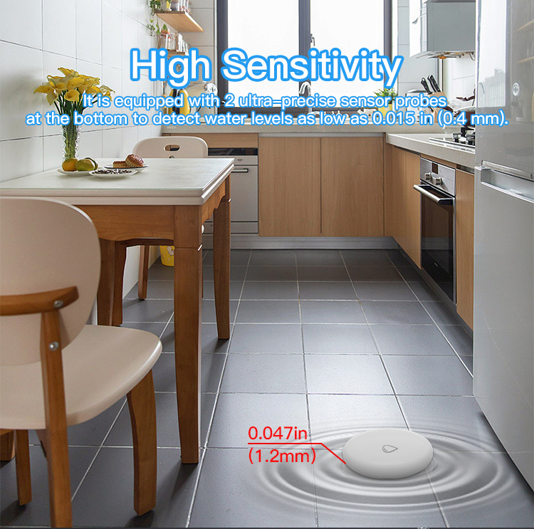 Tuya ZigBee 3.0 Water Leak Sen - đánh giá và giá Smart Home Water Level Sensor