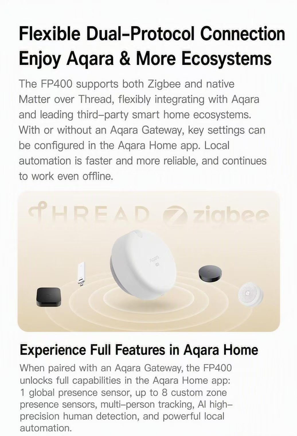 Aqara FP400 AI Millimeter‑Wave - đánh giá và giá Pir Motion Sensor