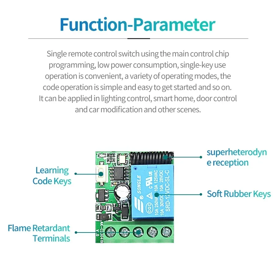 DC 12V Remote Control Smart Sw - đánh giá và giá Smart Light Switch