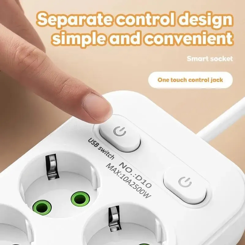 Smart 6-Socket Power Strip 2M  - đánh giá và giá Smart Power Strip