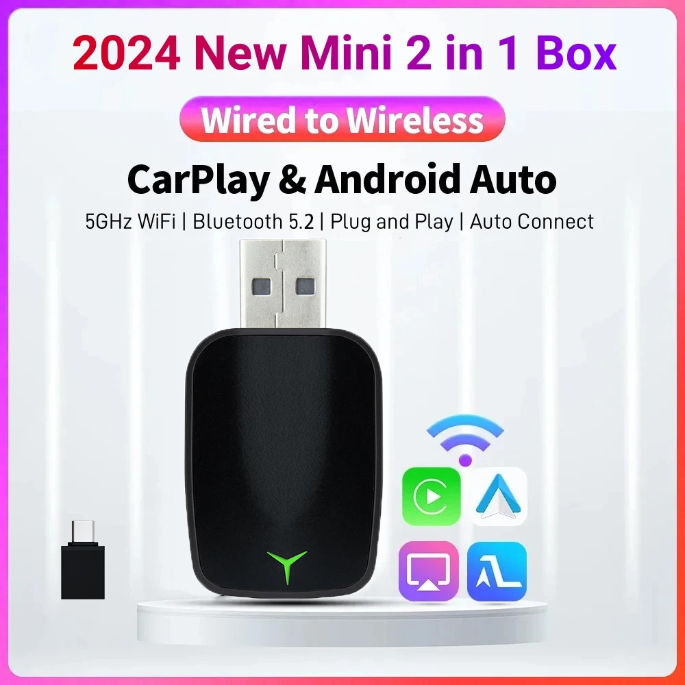 New Wired To Wireless Carplay  - đánh giá và giá Wifi Smart Plug