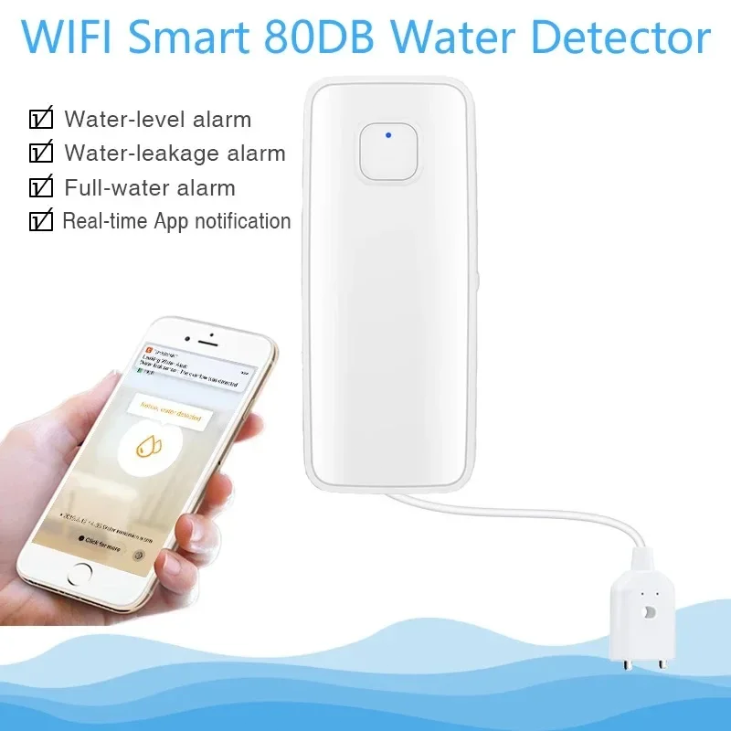 Tuya Smart Home WiFi Water-Lea - đánh giá và giá Smart Home Water Level Sensor