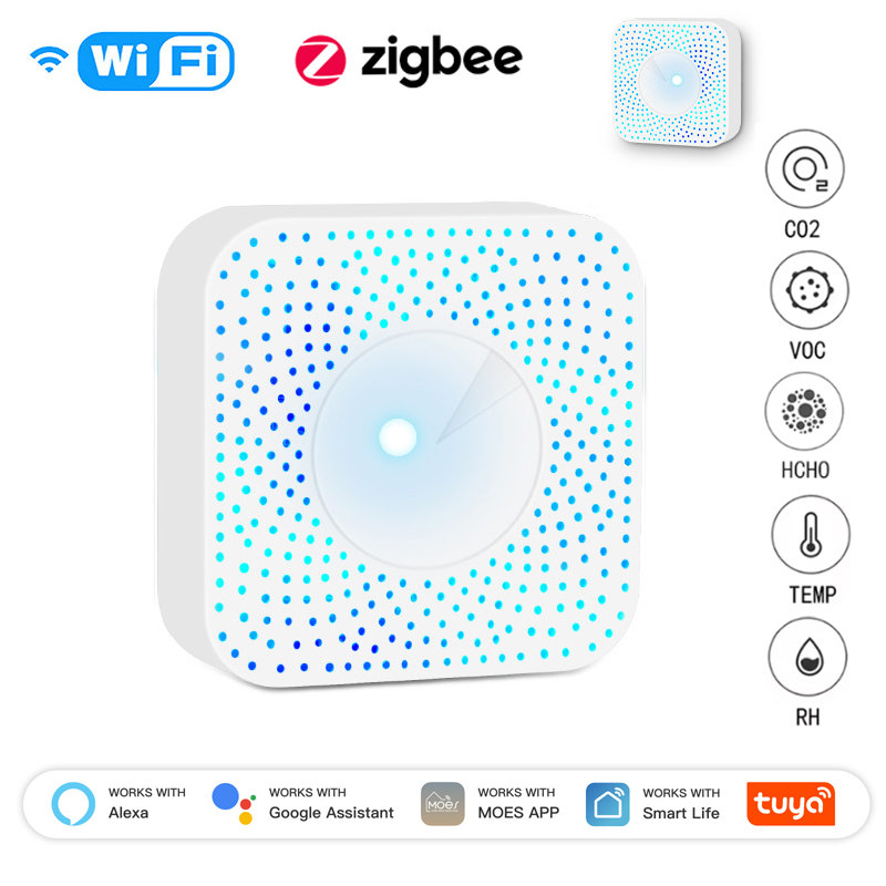 Tuya ZigBee/WiFi Air Quality D - đánh giá và giá Wifi Thermostat