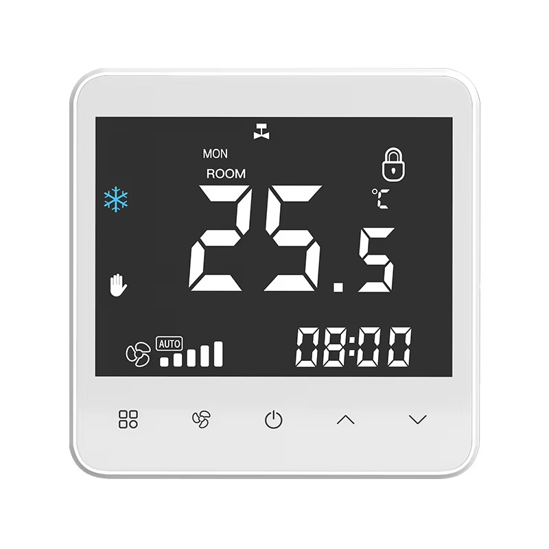 Smart FCU Thermostat Wifi RS48 - đánh giá và giá Wifi Thermostat